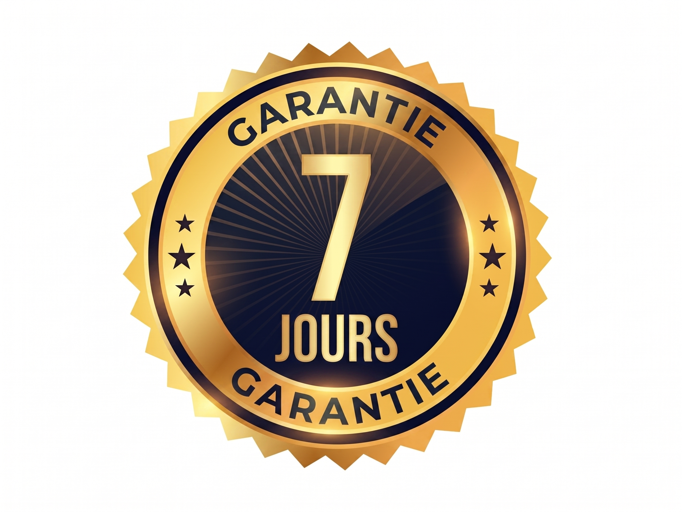 Garantie 7 Jours Satisfait ou Remboursé